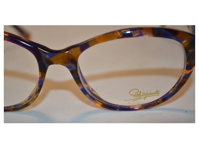 Schiaparelli Occhiali da vista SC719 in acetato multicolore - vista 3