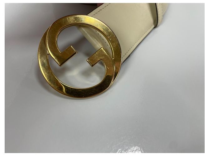Gucci Blondie Ledergürtel - Creme - Ansicht 3