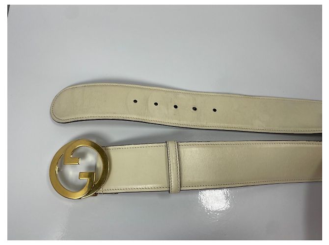Gucci Blondie Ledergürtel - Creme - Ansicht 5