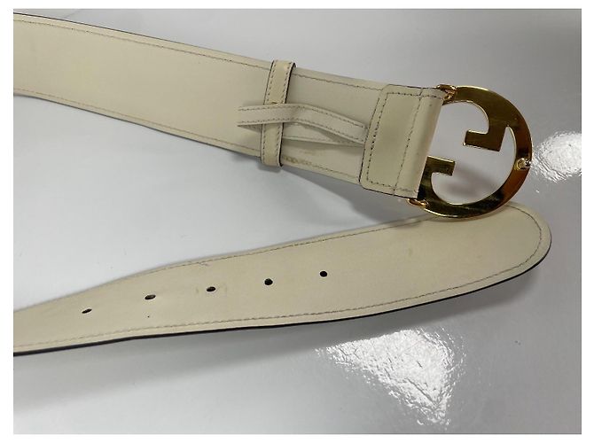 Gucci Blondie Ledergürtel - Creme - Ansicht 7