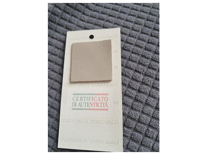 Giorgio Armani La Prima Soft Ledertasche, Beige - Ansicht 11
