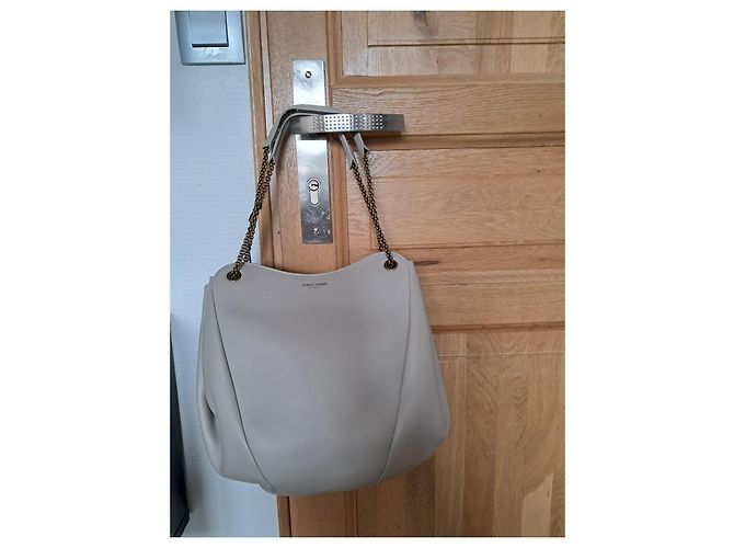 Giorgio Armani La Prima Soft Ledertasche, Beige - Ansicht 3