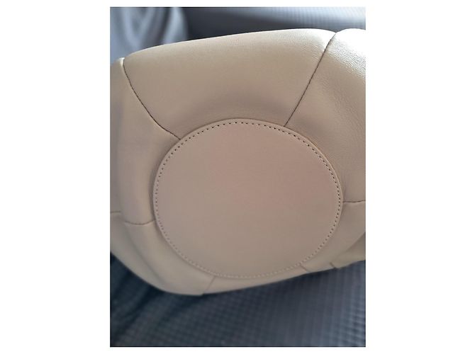 Giorgio Armani La Prima Soft Ledertasche, Beige - Ansicht 5
