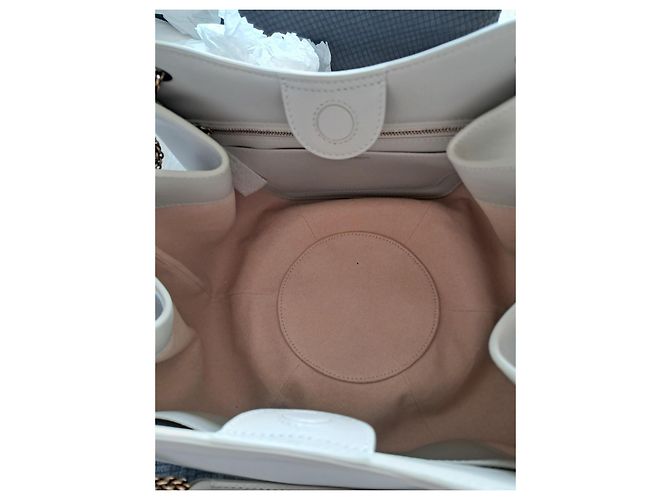 Giorgio Armani La Prima Soft Ledertasche, Beige - Ansicht 8