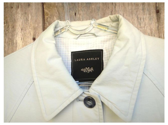 Autre Marque Abrigo largo impermeable Laura Ashley Azul claro - vista 3