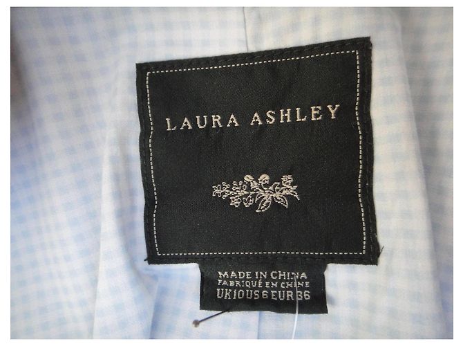 Autre Marque Abrigo largo impermeable Laura Ashley Azul claro - vista 9