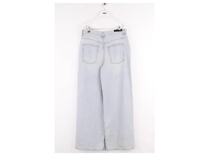 Jeans larghi Iro blu in cotone - vista 3
