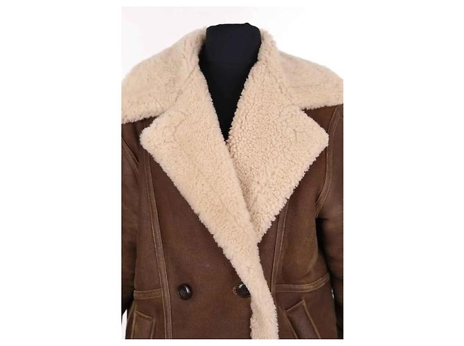Abrigo de lana marrón Pablo De Gerard Darel Castaño - vista 2
