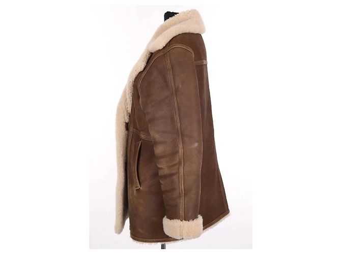 Abrigo de lana marrón Pablo De Gerard Darel Castaño - vista 3
