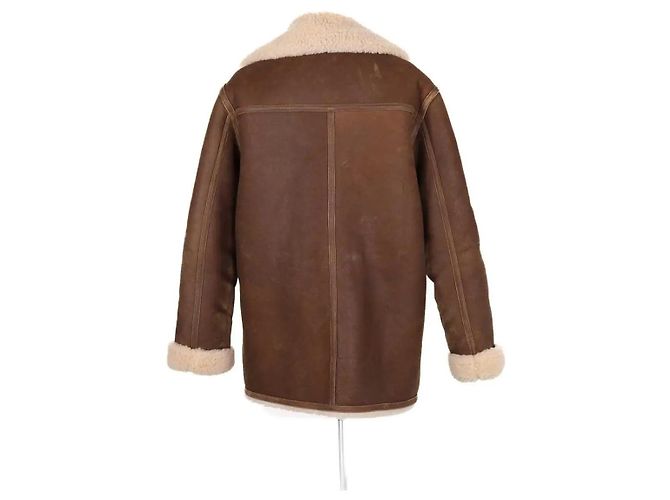 Abrigo de lana marrón Pablo De Gerard Darel Castaño - vista 4
