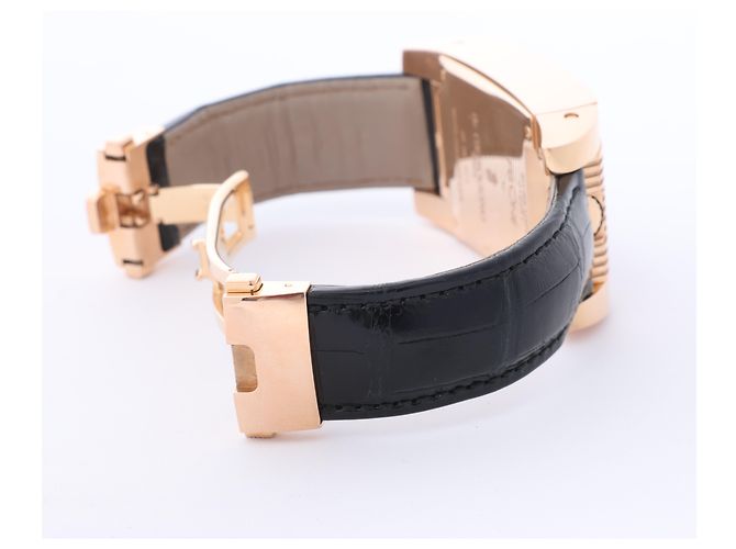 Orologio De Grisogono FG ONE N04 019281 18k PG x Leather AT con quadrante nero - vista 10