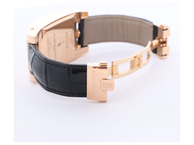Orologio De Grisogono FG ONE N04 019281 18k PG x Leather AT con quadrante nero - vista 11