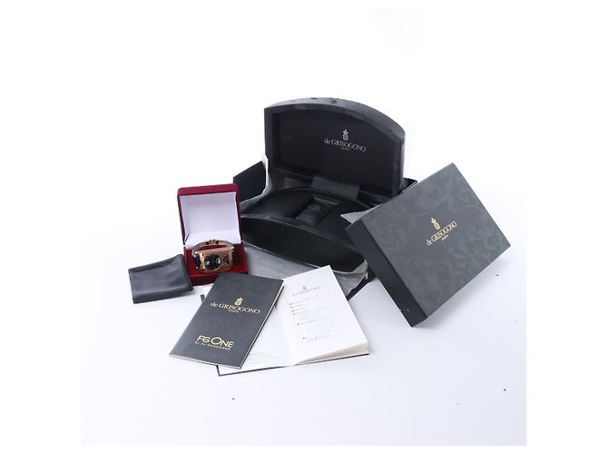 Orologio De Grisogono FG ONE N04 019281 18k PG x Leather AT con quadrante nero - vista 14