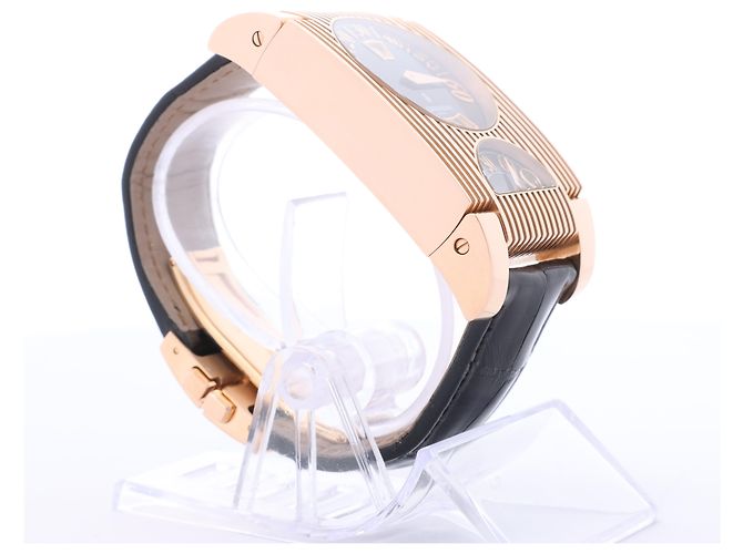 Orologio De Grisogono FG ONE N04 019281 18k PG x Leather AT con quadrante nero - vista 6