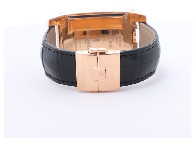 Orologio De Grisogono FG ONE N04 019281 18k PG x Leather AT con quadrante nero - vista 7