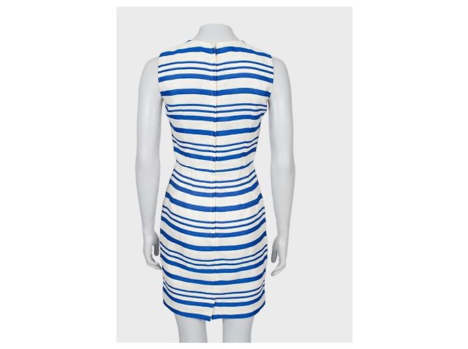 Abito in lino a righe Slim Fit Dolce & Gabbana - IT38 Usato - vista 3