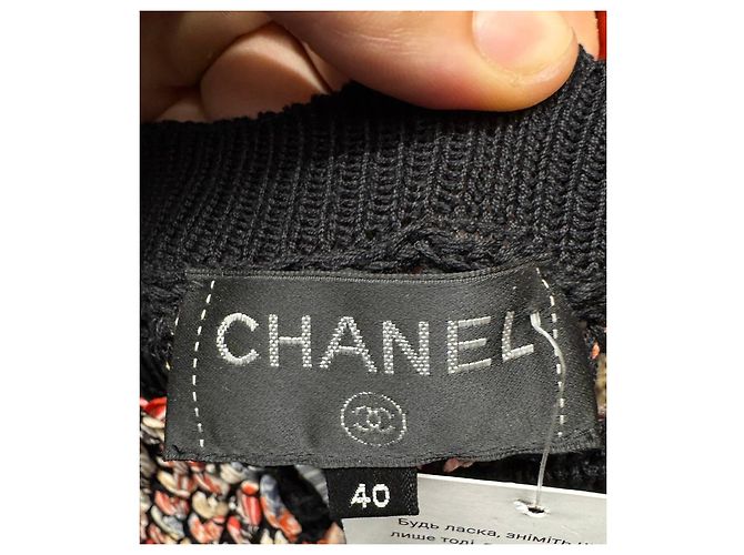 Timeless Jersey de algodón y seda de corte holgado Chanel - FR40 / L De segunda mano - vista 4