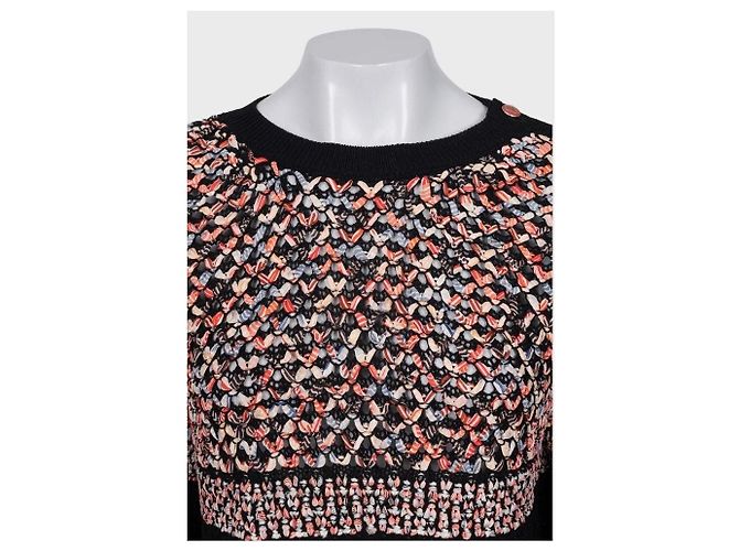 Timeless Jersey de algodón y seda de corte holgado Chanel - FR40 / L De segunda mano - vista 7