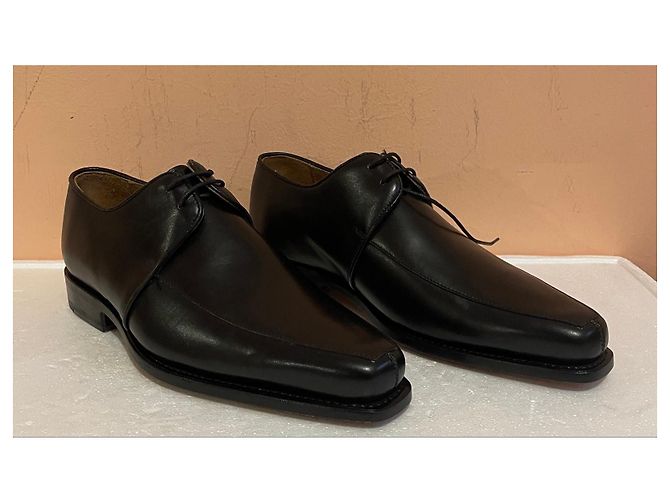 Autre Marque Gabiano Scarpe stringate in pelle nera Nero - vista 2