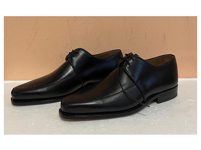 Autre Marque Gabiano Scarpe stringate in pelle nera Nero - vista 3