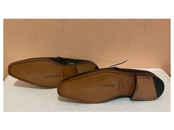 Autre Marque Gabiano Scarpe stringate in pelle nera Nero - vista 5