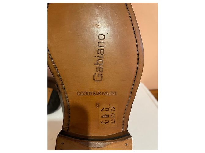 Autre Marque Gabiano Scarpe stringate in pelle nera Nero - vista 6