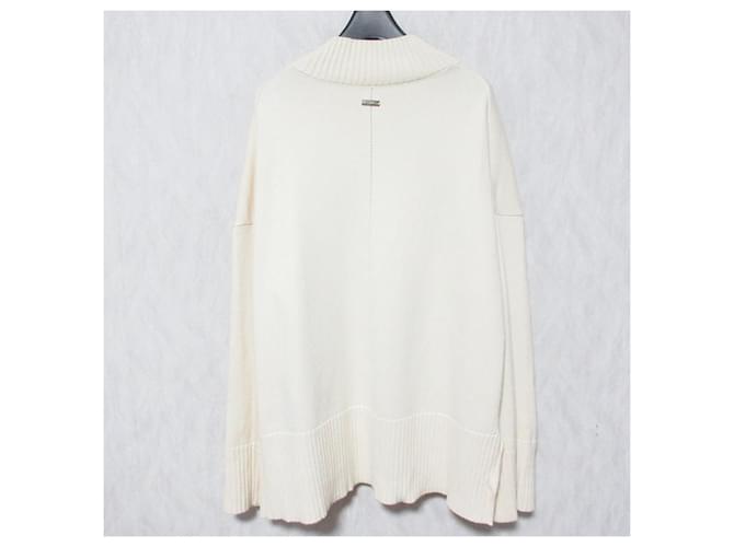 Autre Marque Soffitto Rollkragenstrickpullover Weiß - Ansicht 2