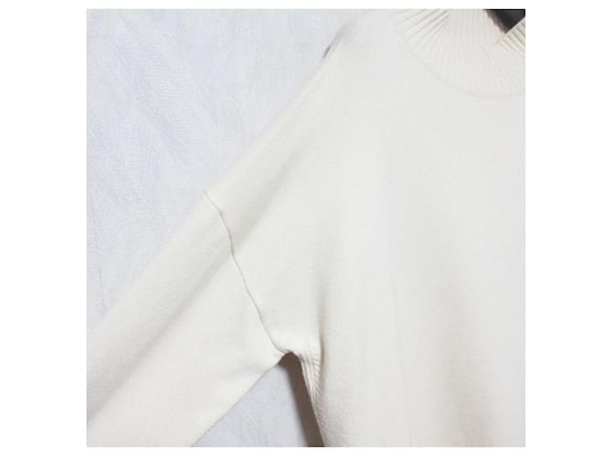 Autre Marque Soffitto Rollkragenstrickpullover Weiß - Ansicht 4