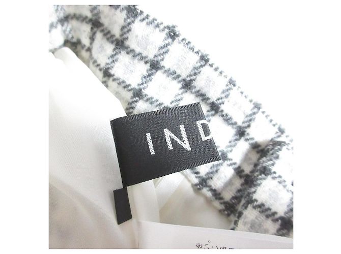 Autre Marque INDIVI Check Straight Pants Weiß - Ansicht 5
