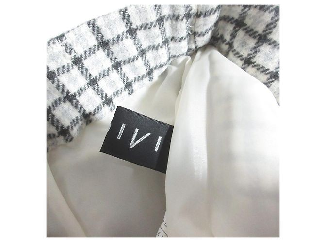 Autre Marque INDIVI Check Straight Pants Weiß - Ansicht 6