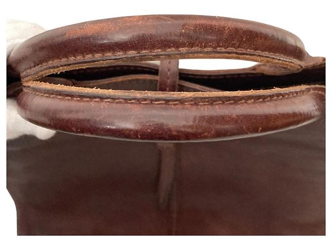 Autre Marque Genten Tosca Leder Tragetasche Braun - Ansicht 4