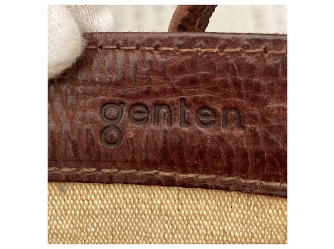Autre Marque Genten Tosca Leder Tragetasche Braun - Ansicht 8