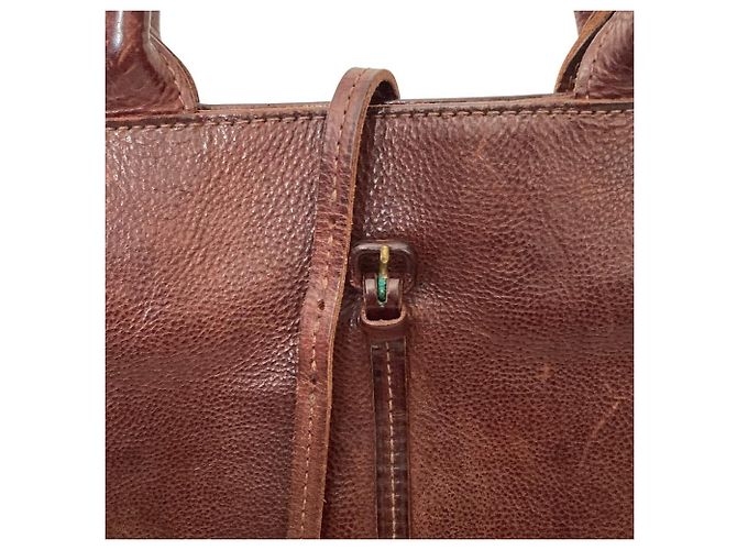 Autre Marque Genten Tosca Leder Tragetasche Braun - Ansicht 9