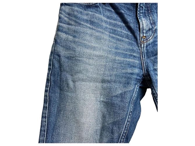 Autre Marque Pantalones vaqueros de talle alto Azul - vista 3