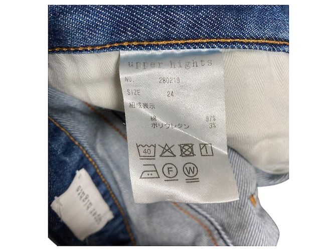 Autre Marque Pantalones vaqueros de talle alto Azul - vista 5