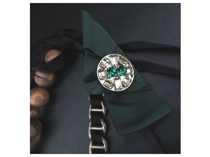 Collana con perline in legno Marni Marrone - vista 4