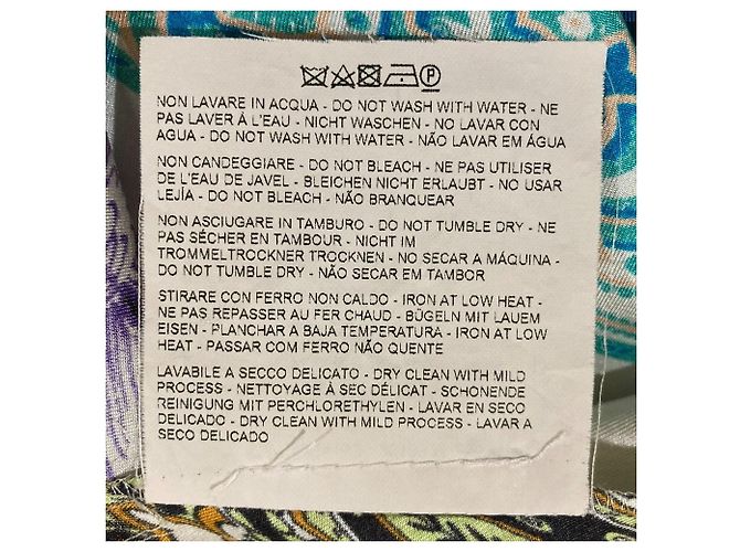 Autre Marque Vestido de seda Etro Multicolor - vista 13