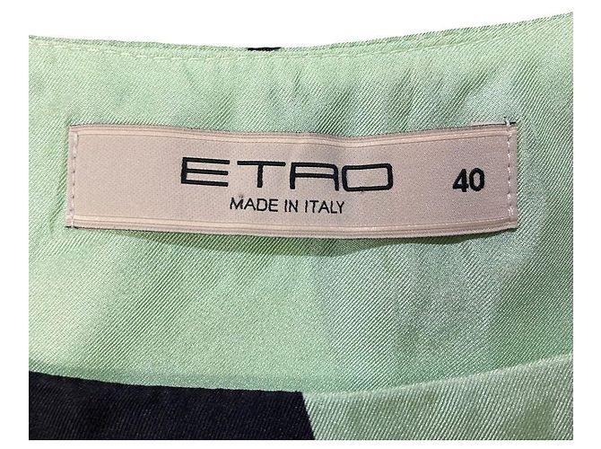 Autre Marque Vestido de seda Etro Multicolor - vista 9