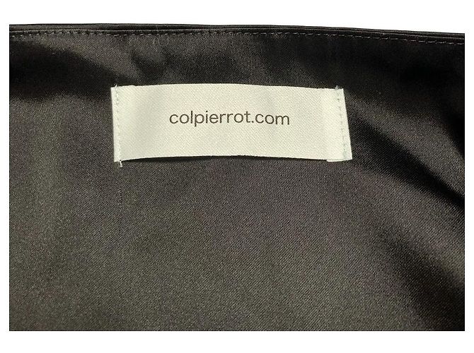Autre Marque Col Pierrot Satin Camisole Schwarz - Ansicht 6