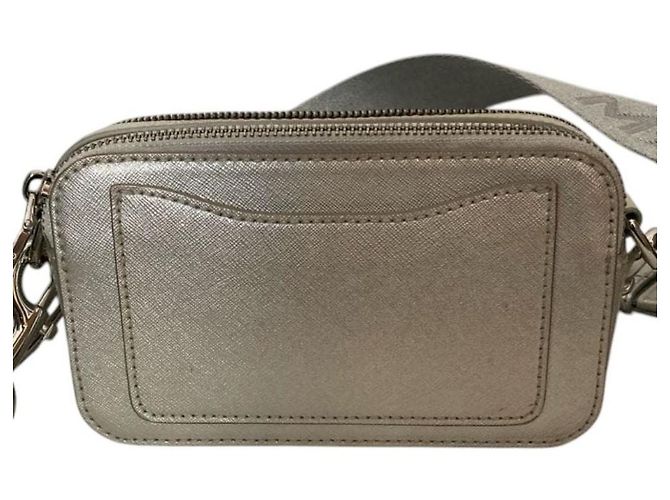 Borsa a Spalla Snapshot MARC JACOBS Argento - vista 2