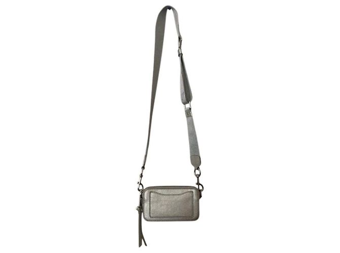 Borsa a Spalla Snapshot MARC JACOBS Argento - vista 5