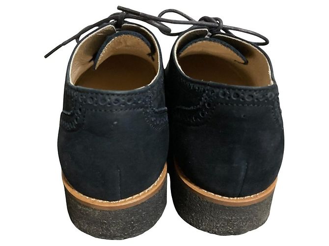 Autre Marque Wingtip Wildleder-Schuhe MARGARET HOWELL idea Schwarz - Ansicht 3