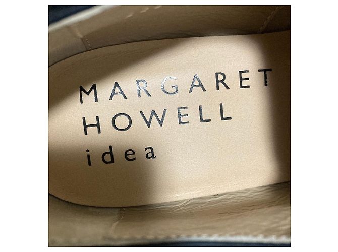 Autre Marque Wingtip Wildleder-Schuhe MARGARET HOWELL idea Schwarz - Ansicht 5