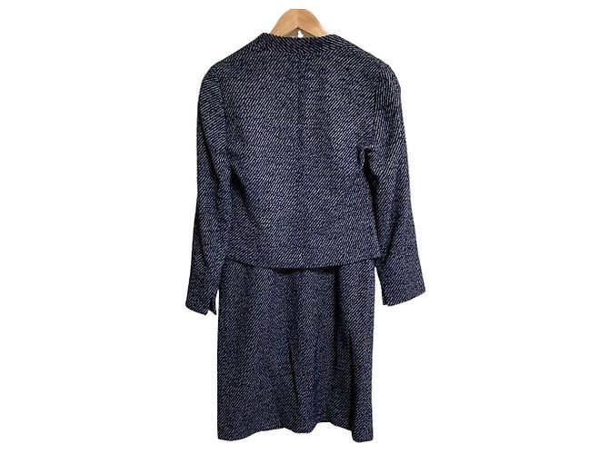 Autre Marque Conjunto 2 en 1 de tweed Barneys New York Azul Azul marino - vista 2