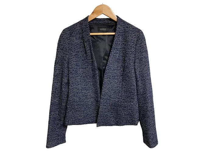 Autre Marque Conjunto 2 en 1 de tweed Barneys New York Azul Azul marino - vista 5
