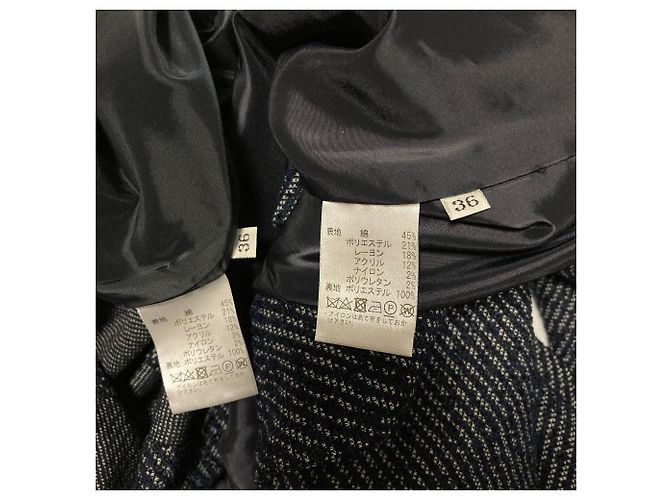 Autre Marque Conjunto 2 en 1 de tweed Barneys New York Azul Azul marino - vista 8