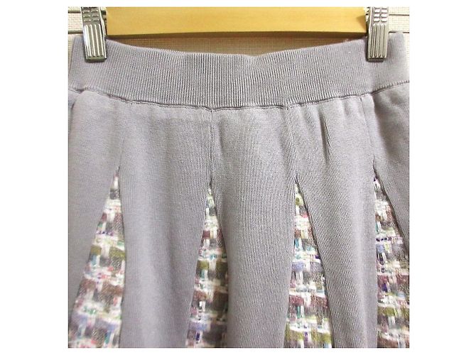 Autre Marque Falda de punto de tweed Chesty Castaño - vista 4