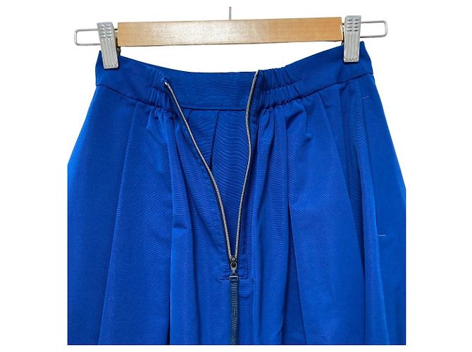 Autre Marque Falda con pliegues Tuck Volume Maglie le cassetto Azul - vista 4