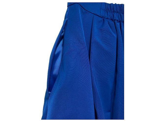 Autre Marque Falda con pliegues Tuck Volume Maglie le cassetto Azul - vista 5