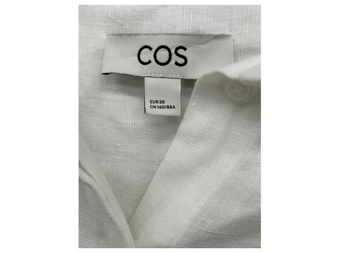 Camicia in lino bianca Cos Bianco - vista 3